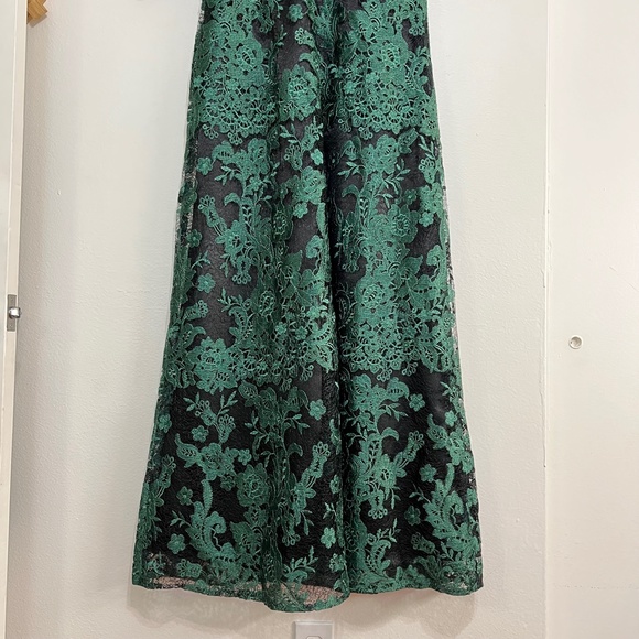 JS Collections Embroidered Lace 3/4 Sleeves Gown - Picture 8 of 10